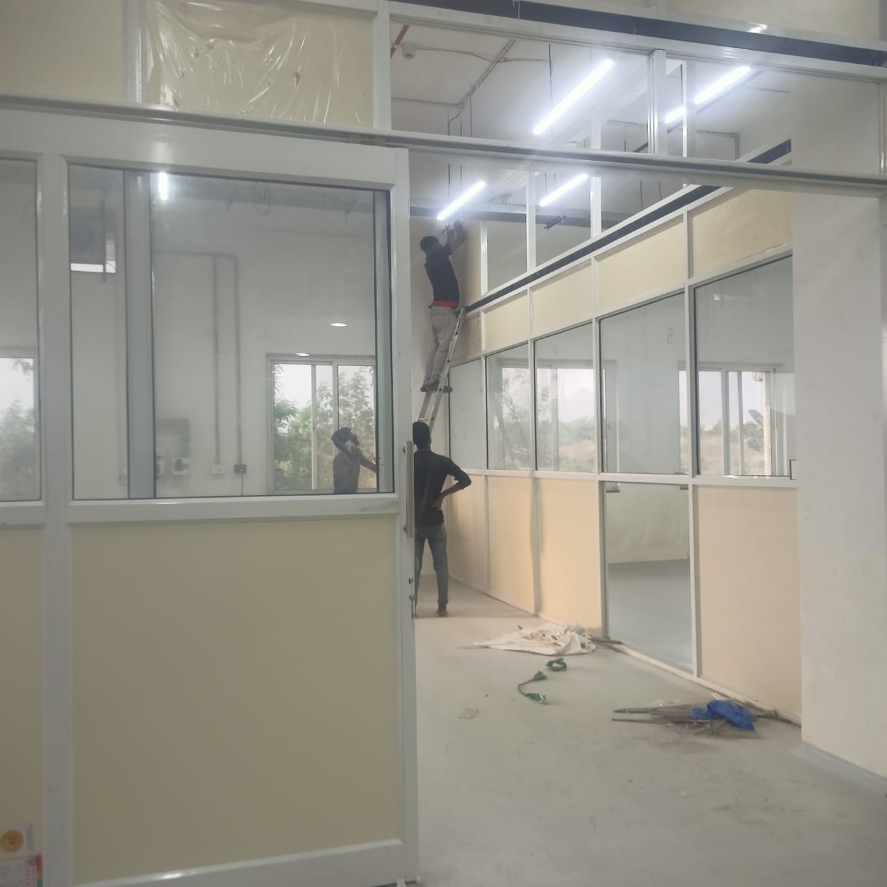 ARAI Testing Facility - Aluminium Partition 1